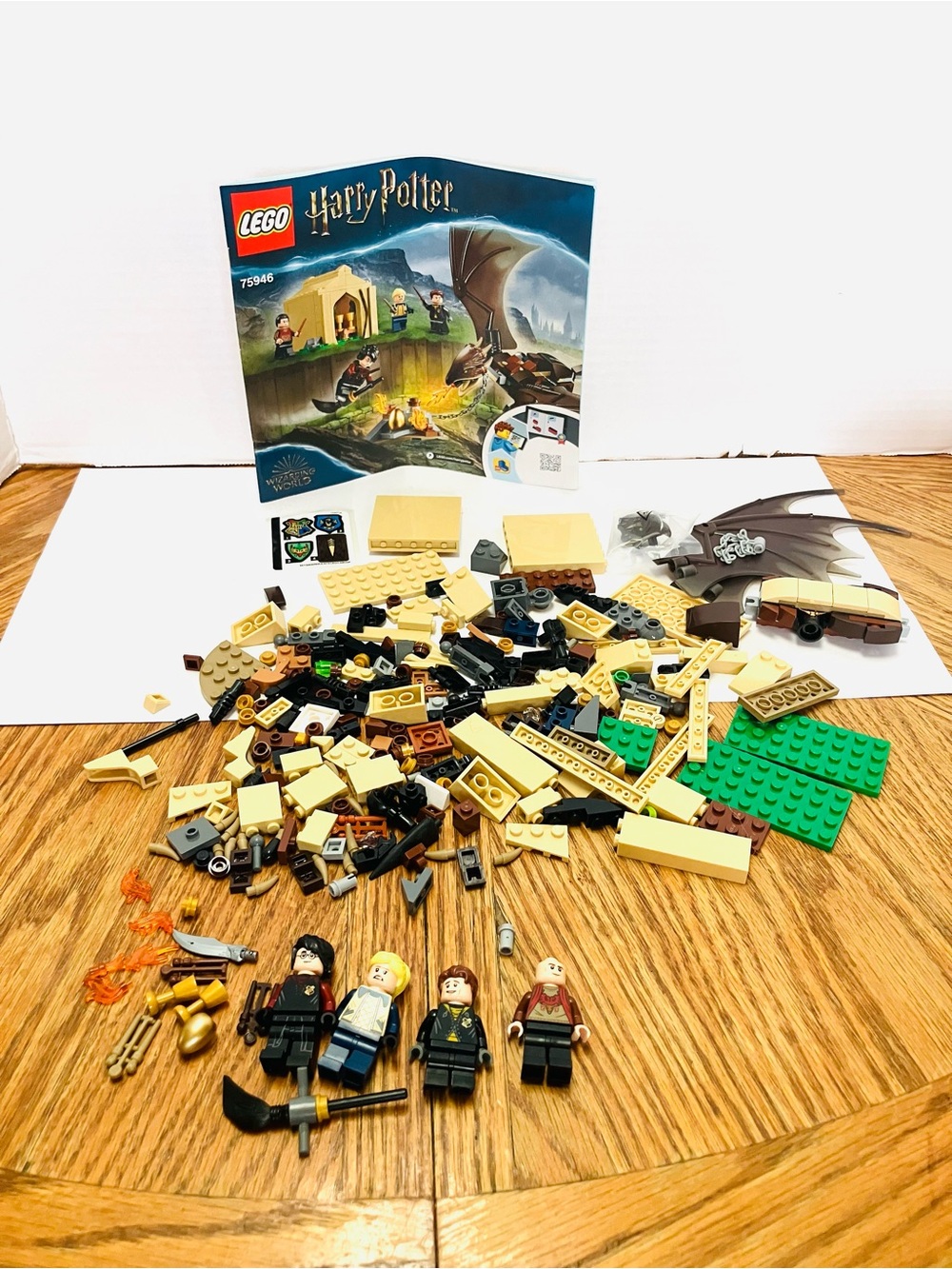 Lego Harry Potter Hungarian Horntail Triwizard #75946 Incomplete Read Parts